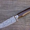 Jagdmesser Damasteel-Mooreiche