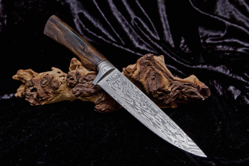 Damasteel Messer aus der Lindenschmiede