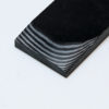 Micarta schwarz-weiß Block