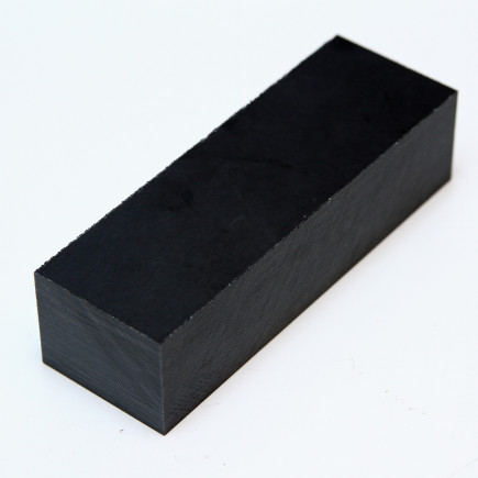 Micarta schwarz-weiß Block