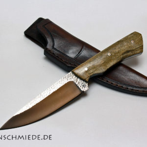 Jagdmesser D2 mit Mammutknochen Griff