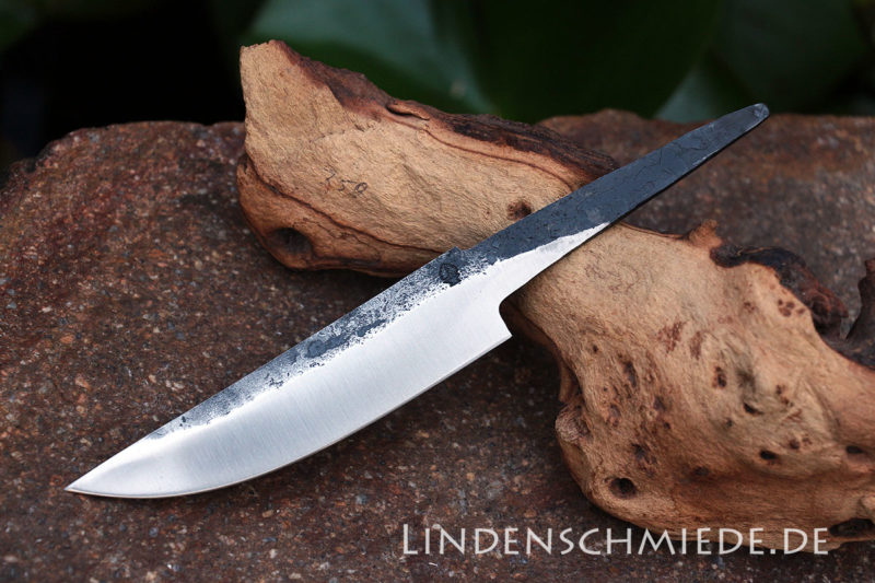 Jagdmesserklinge Kohlenstoffstahl aus der Lindenschmiede