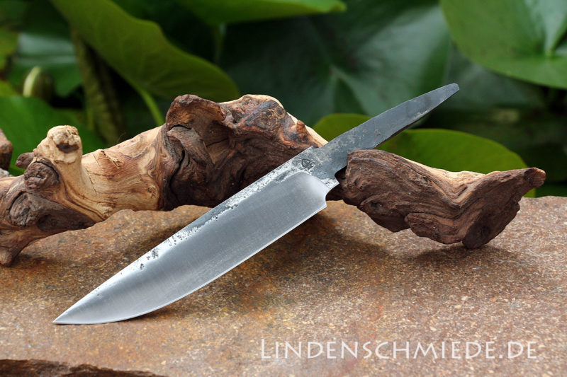 Jagdmesserklinge Kohlenstoffstahl aus der Lindenschmiede
