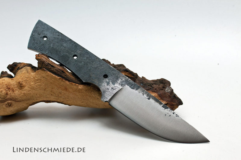 Jagdmesserklinge Wälzlagerstahl aus der Lindenschmiede