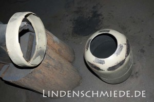 Gasesse hintere Öffnung